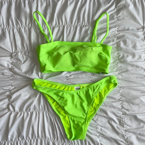 ASOS Swim Lime Green Bikini Poshmark